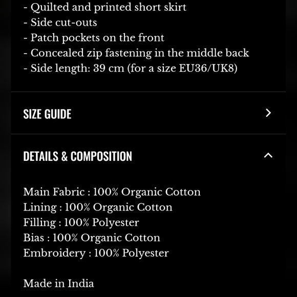 Sézane Betsy Quilted Floral Mini Skirt - Picture 6 of 6